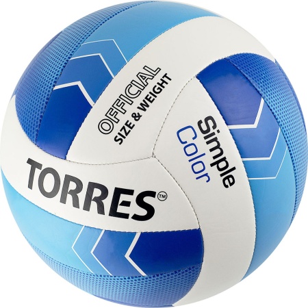 Купить Мяч волейбольный Torres Simple Color любительский р.5 в Шадринске 